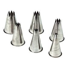 Set de douilles inox dentées - 6 pcs (5,7,9,11,13,15mm)